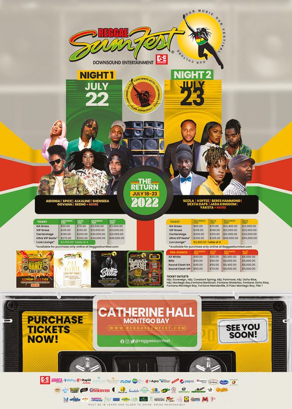 Reggae Sumfest 2024 Our Music. Our Festival. Our Roots