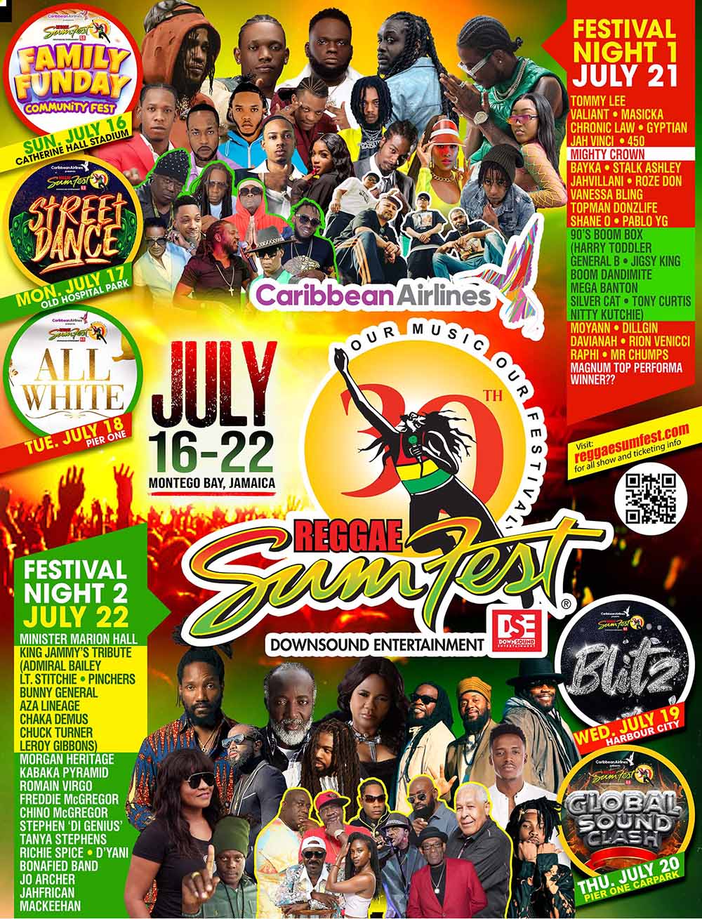 Reggae Sumfest 2024 Our Music. Our Festival. Our Roots